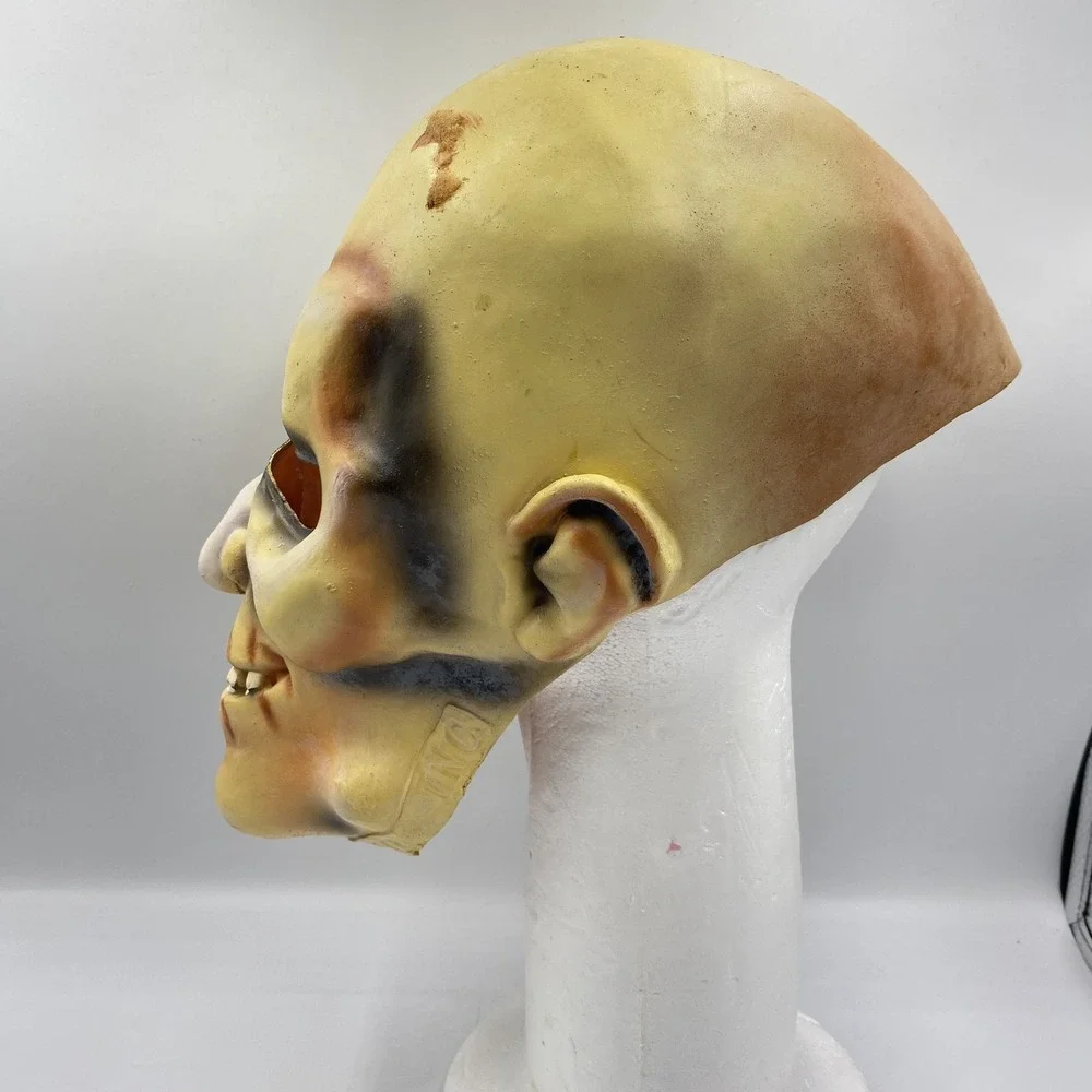 Vintage Spearhead INC Halloween Latex Adult Mask Skeleton‎ Zombie Costume Prop